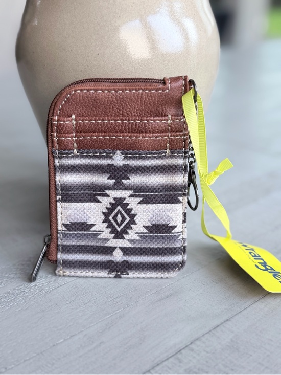 Wrangler Handbags - Wrangler Card Holder Wallet Keychain Coin Purse NWT Black and Gray